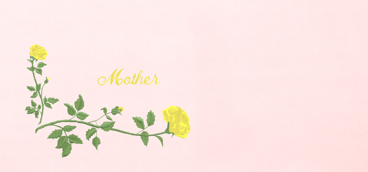 Corner Rose Mother Yellow-Pink Faux